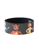 Brazalete con Toy Freddy, Toy Bonnie y Toy Chica ilustrados.