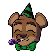 Party Popgoes sticker.