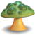 A green mushroom.