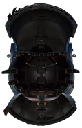 Inside of a springlock suit.