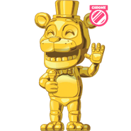 Gold Chrome Freddy Yootooz.