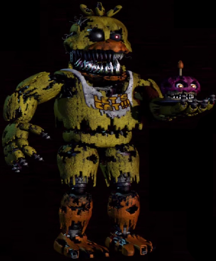 picture Chica Fnaf 4 Halloween nightmare chica five nights at freddy