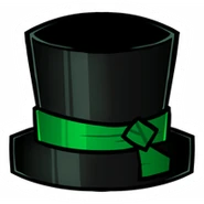 Popgoes Hat sticker.