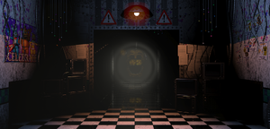 FNaF2 - Office (Golden Freddy - Pasillo).png