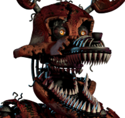 Nightmare Freddy Jumpscare - Nightmare Freddy - Sticker