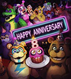 The Five Nights at Freddy's Legacy - 5th Year Anniversary (Artwork