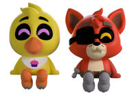 Foxy and Chica Youtooz Monitor Buddies.
