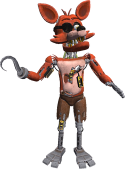 Withered foxy v transparent background PNG clipart