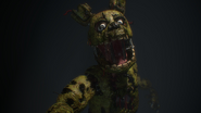 A closeup of Tim Scott's Springtrap render.