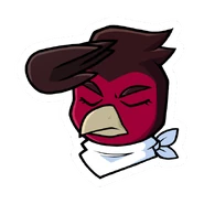 Saluting Holly sticker.