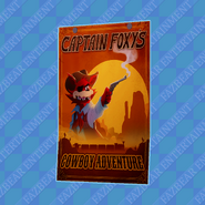 The prize icon for Captain Foxy's Cowboy Adventure poster.