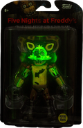 Glow-In-the-Dark Foxy's action figure; (Glowing).