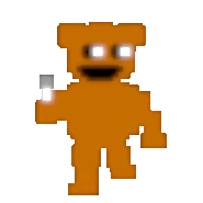 Withered Freddy's sprite walking to the right, animated.