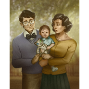 Edwin in a family photo.