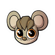 Pleading Manora sticker.