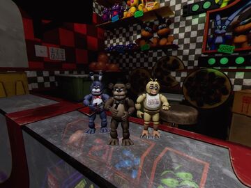 360° Five Nights at Freddy's 2 Pizzeria Tour - Parts & Service