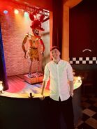 Dawko with Foxy.