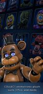 Freddy na jednym ze zdjęć promujących Five Nights at Freddy's AR: Special Delivery w Google Play i AppStore