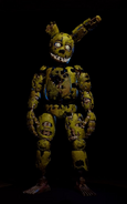 Springtrap in the gallery (front).