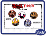 Freddy Fazbear unreleased Large Face Button.