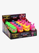 The first wave of slime in the display box.