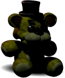 FNaF2 Peluche Golden Freddy.png (16 kB) Peluche de Golden Freddy que se desbloquea al completar el modo Golden Freddy en la 7ma Noche.