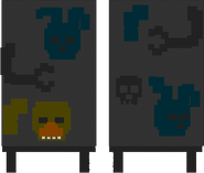 Spare parts of Bonnie and Chica found in the end-of-night minigame.