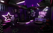Another angle of Roxanne Wolf's Green Room