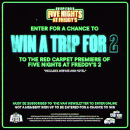 Five Nights at Freddy's 2 sweepstakes, animated.