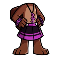 Saffron Mini Body sticker.