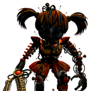 Scrap Baby en la oficina desactivada.