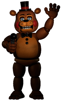 Fnaf 1 animatronics except they are more accurate to their fnaf