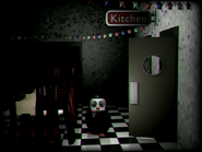 Penguin near the Kitchen