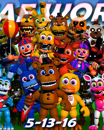 All The Characters In Fnaf World