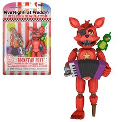 Five Nights at Freddys Pizza Simulator 6 Inch Funko Plush | Rockstar Freddy