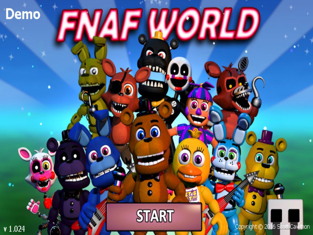 fnaf world update 2 demo