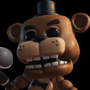 A image of Freddy that was posted by the official Funko Fusion X/Twitter account.