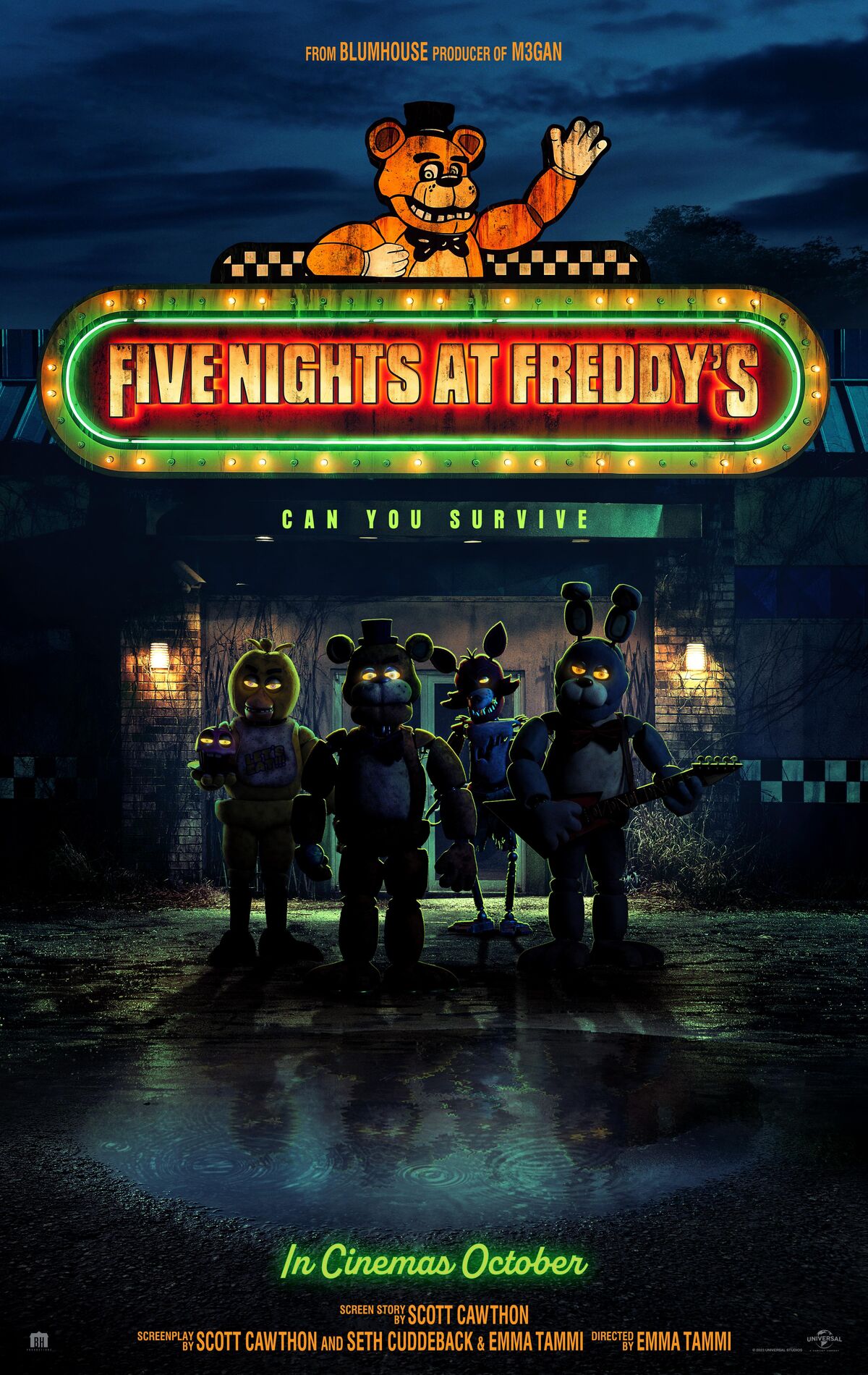 Warner Bros. picks up film rights to 'Five Nights at Freddy's' video game