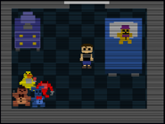 The child's bedroom.