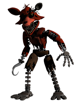 Withered Foxy New Textures transparent background PNG clipart