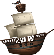 Foxy PirateShip Prop