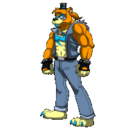Freddy patrzy w lewo