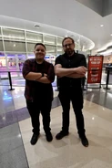 A photo of FusionZGamer and Scott.