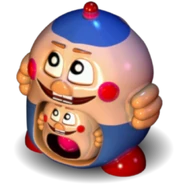 Egg Baby as it is placed on the right.