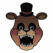 False Freddy sticker.