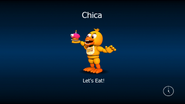 Chica's loading screen.