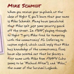 FNAF Mike Schmidt – lore, personality, and appearances