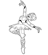 Ballora from Coloring Book