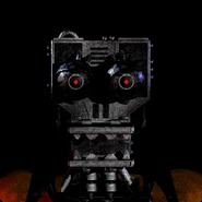 Freddy's early endoskeleton head.