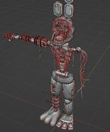 Ignited Bonnie wireframe.